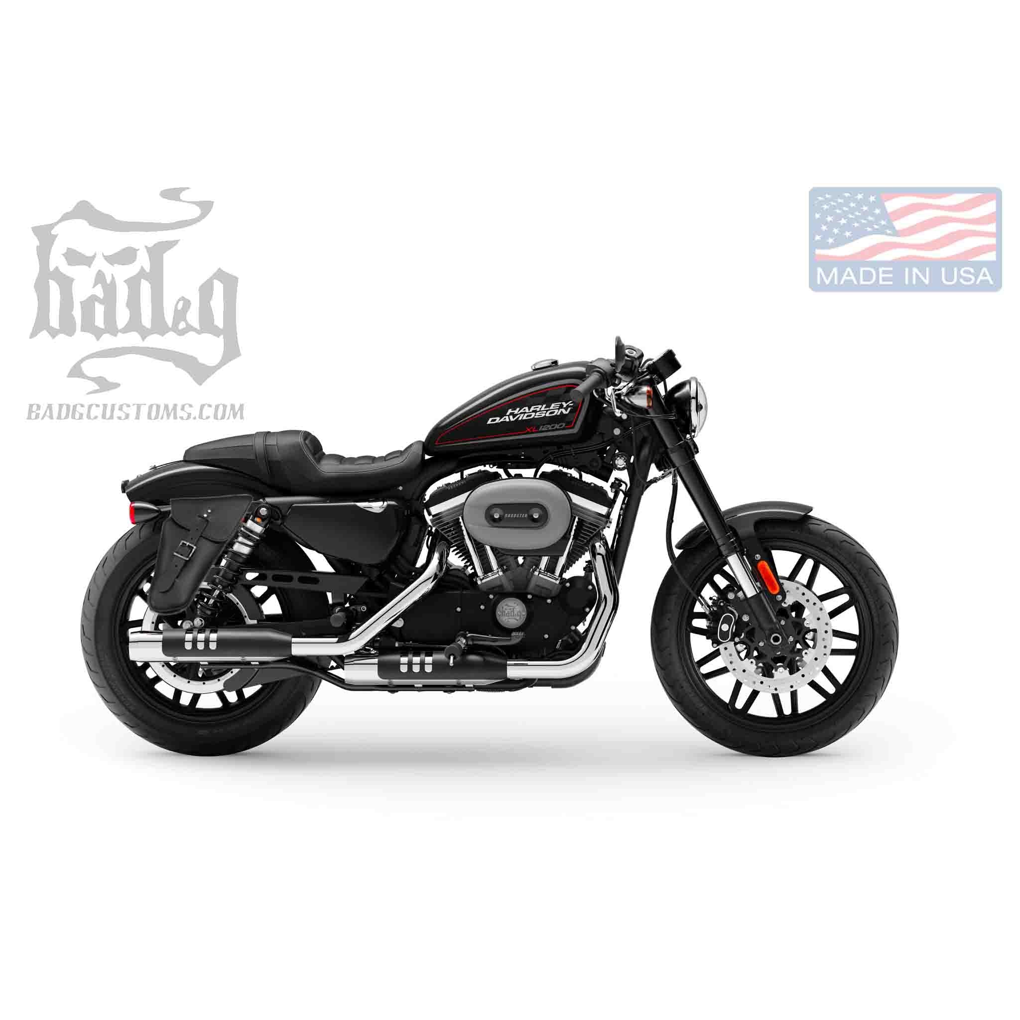 Upgrade your Harley-Davidson® Sportster with the SR03 Right Side Solo Bag. Hand crafted in USA with premium leather and top quality hardware. Durable and stylish, it's the perfect fit for your motorcycle.