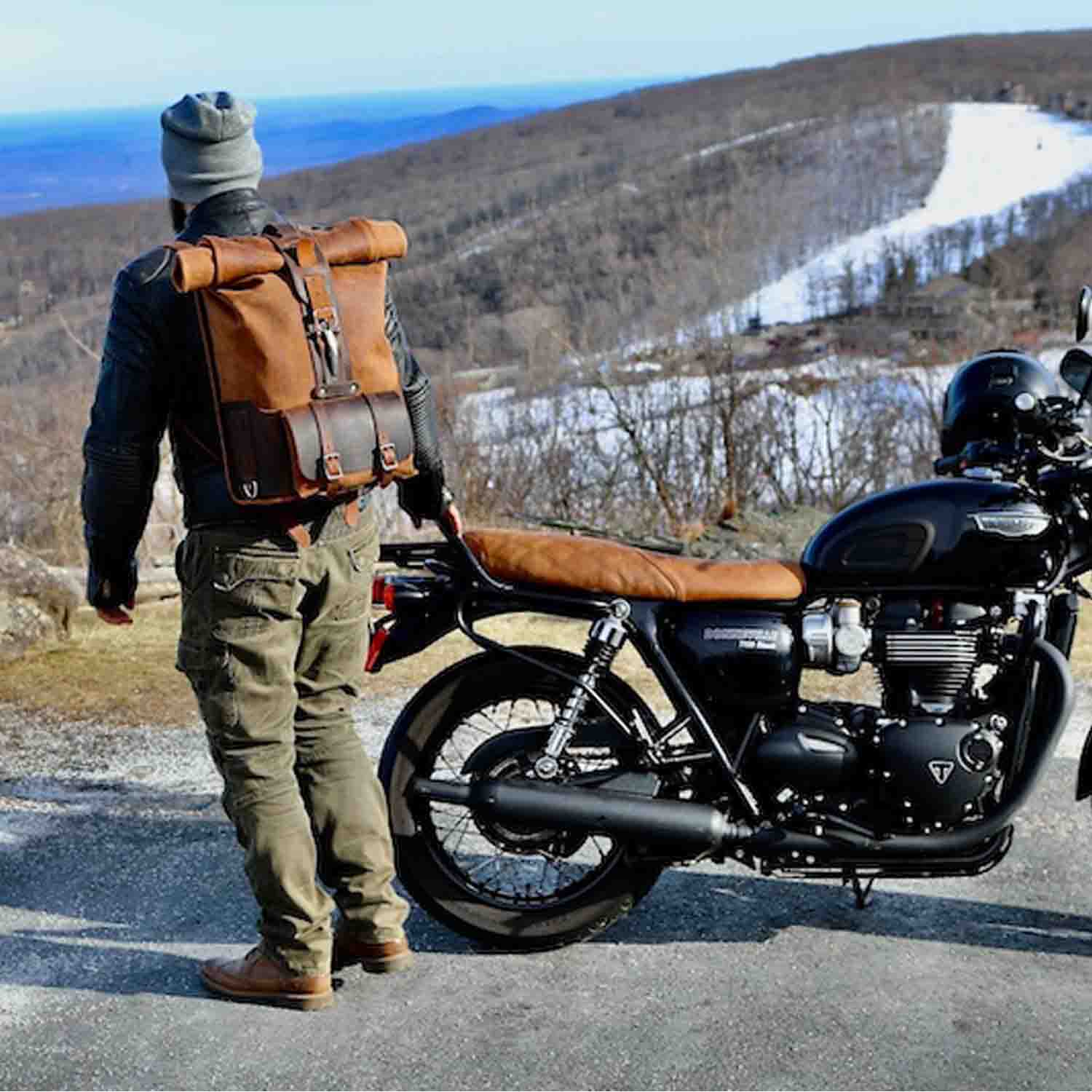 Universal Rolltop Backpack Saddlebag - URB01 | 2-in-1 Design